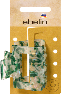 Haarclip uitsparing, groen, 1 st