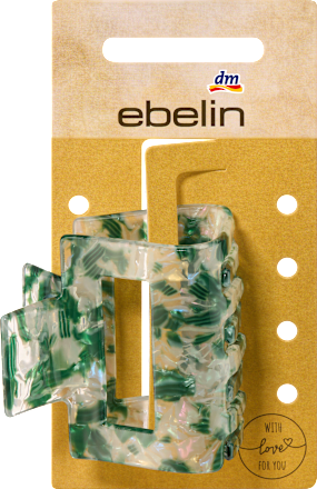 Haarclip uitsparing, groen, 1 st