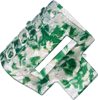 Haarclip uitsparing, groen, 1 st