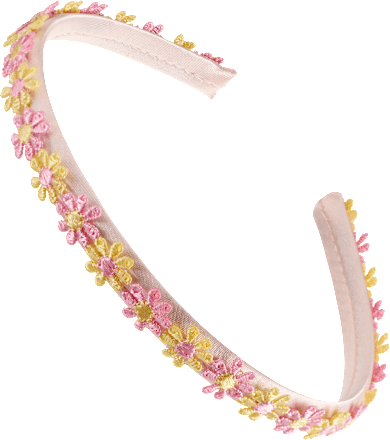 Haarband met bloemenapplicatie, 1 stuk