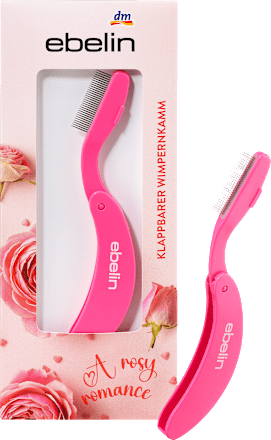 Opvouwbare wimperkam A rosy Romance, 1 st.