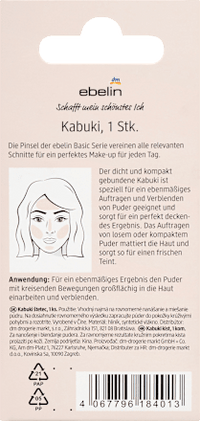 Pastel Kabuki-penseel, 1 stuk