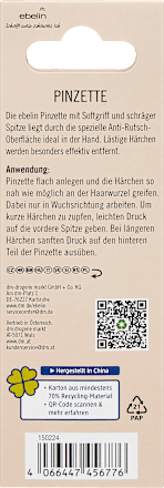 Pincet met zachte grip, 1 stuk