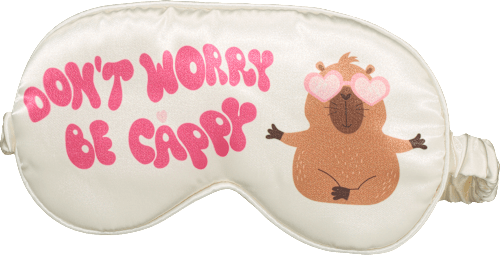 Slaapmasker Maak je geen zorgen, wees cappy, 1 st.