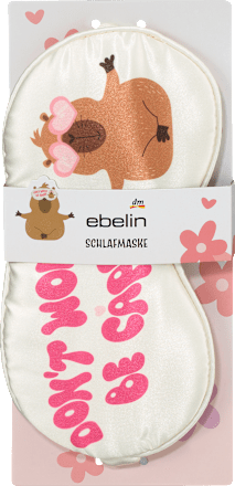 Slaapmasker Maak je geen zorgen, wees cappy, 1 st.