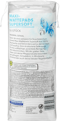 Wattenschijfjes Maxi supersoft, 50 stuks