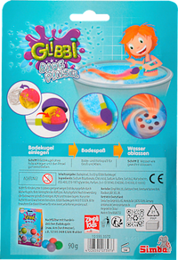 Kinderbadtoevoeging Glibbi badborstel 4-delig, 1 stuk