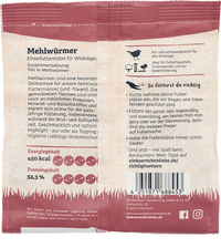 Vogelvoer strooivoer meelwormen, 125 g