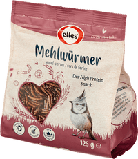 Vogelvoer strooivoer meelwormen, 125 g