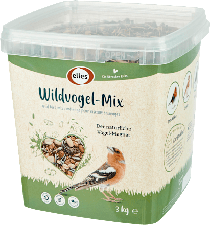 Vogelvoer strooivoer wilde vogelmix, 3 kg