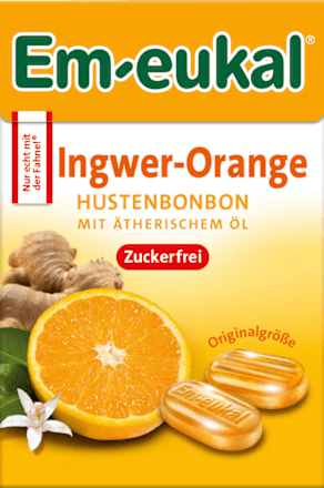 Bonbon Minis, Gember-Sinaasappel, suikervrij, 50 g