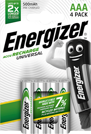 Batterij Opladen Universeel AAA 600 mAh, 4 stuks