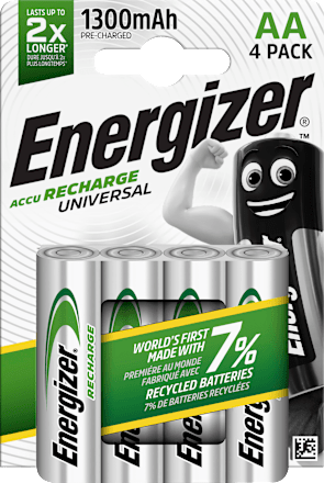 Batterij universeel AA 1350mAH, 4 stuks