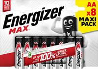 Batterijen Max AA, 8 stuks