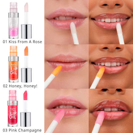 Hydra Kiss Lip Oil 03 Roze Champagne, 4 ml
