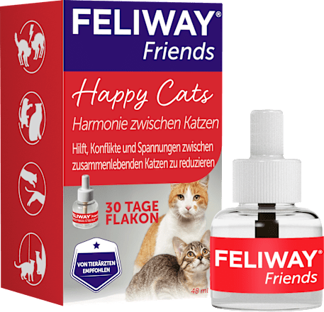 Navulverpakking voor feromoonverdamper "Friends" voor katten (1 stuk), 48 ml