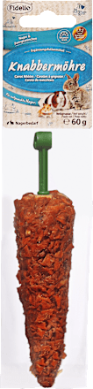 Wortel snack voor knaagdieren, 60 g