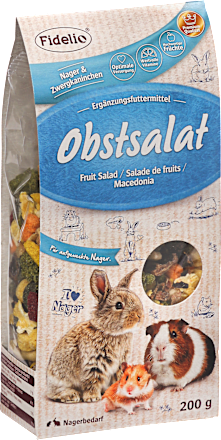 Snackfruitsalade voor knaagdieren, 200 g