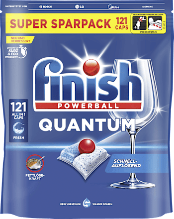 Vaatwastabletten Quantum, 121 stuks