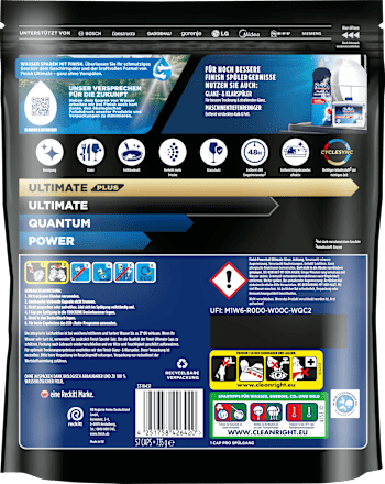 Ultimate Citrus vaatwastabletten, 57 tabletten