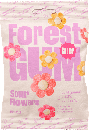 Fruitgom, Zure Bloemen, 100 g