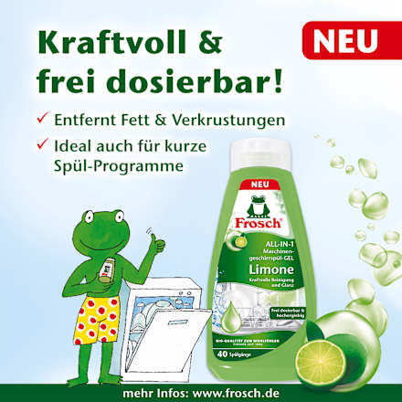 All-in-1 afwasgel, 40 spoelbeurten, 650 ml