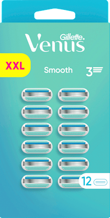 Scheermesjes, glad, 12 stuks