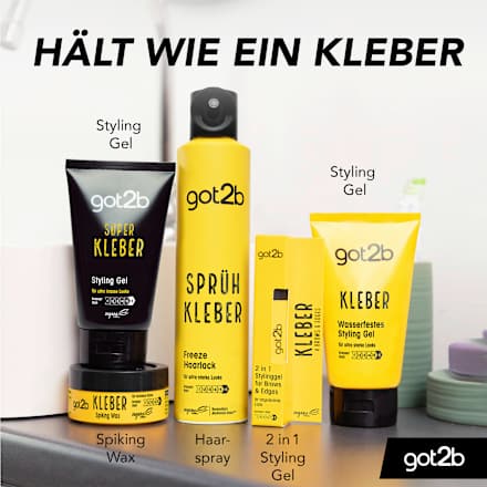 Haargellijm waterdicht, 150 ml