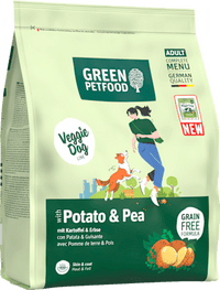 Droog hondenvoer met aardappel &amp; erwt, veggie, 0,9 kg