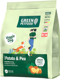 Droog hondenvoer met aardappel &amp; erwt, veggie, 0,9 kg