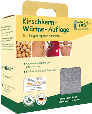 Kersenpit warmtekussen, 1 stuk