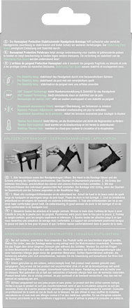 Polsbandage stabiliserend, 1 stuk