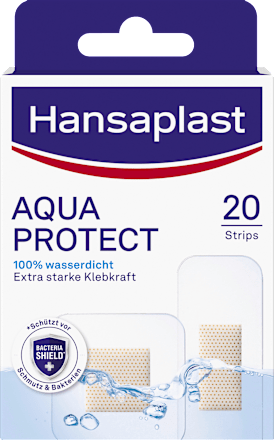 Pleisterstrips Aqua Protect waterdicht, 20 stuks