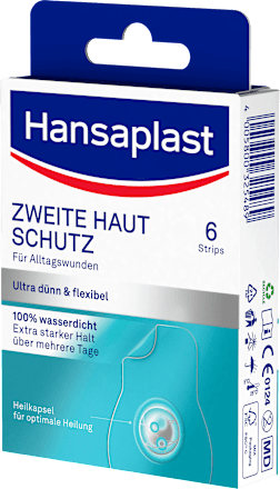 Pleisterstrips Tweede Huid, 6 stuks