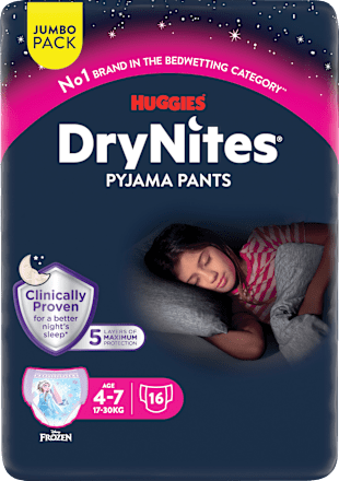 Pyjama Pants Mädchen 4-7 Jahre, Jumbopack, 16 St
