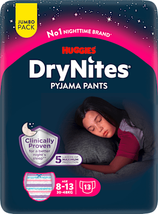 Pyjama Pants Mädchen 8-13 Jahre, Jumbopack, 13 St