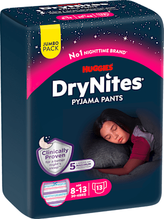 Pyjama Pants Mädchen 8-13 Jahre, Jumbopack, 13 St