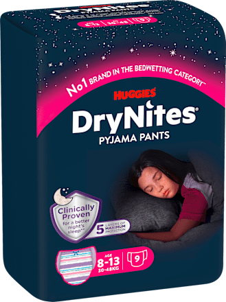 Pyjama Pants Mädchen 8-13 Jahre, 9 St