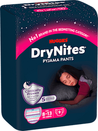 Pyjama Pants Mädchen 8-13 Jahre, 9 St