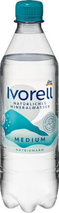 Natuurlijk mineraalwater, medium, 0,5 l WEGWERP