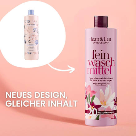 Vloeibaar wol- en fijnwasmiddel Violet &amp; Jasmijn, 20 Wl
