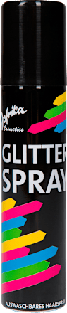 Glitterspray zilver, 100 ml