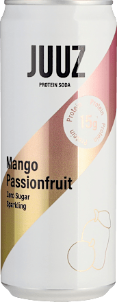 Frisdrank, Proteïne Soda, Mango Passievrucht, 330 ml WEGWERP