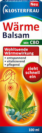 Verwarmende balsem met CBD, 100 ml