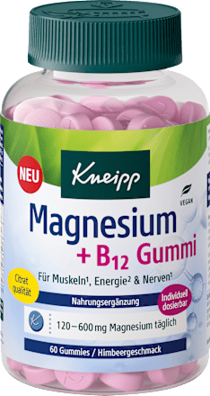 Magnesium + B12 Gummies 60 stuks, 216 g