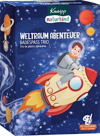 Cadeauset badadditief kinderen ruimteavontuur 3-delig, 1 stuk