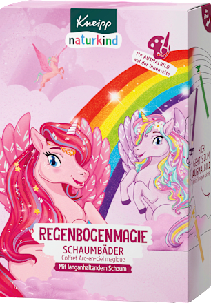 Cadeauset kinderbubbelbaden regenboogmagie 3-delig, 1 stuk