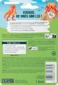Kinderbadtoevoeging kleurbadschuim Dino World, 1 st.
