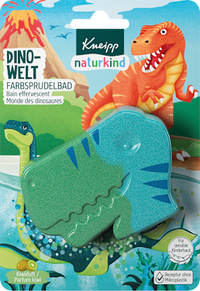 Kinderbadtoevoeging kleurbadschuim Dino World, 1 st.