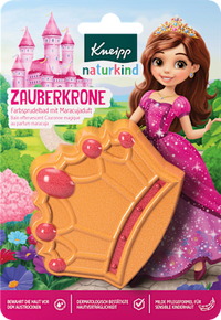 Kinderbadtoevoeging kleur bubbelbad magische kroon, 1 st.